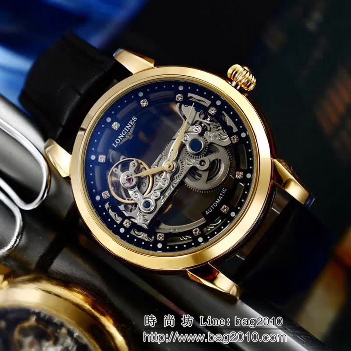 LONGINES浪琴 高級定制 全自動機械 男士腕表 WSS0246